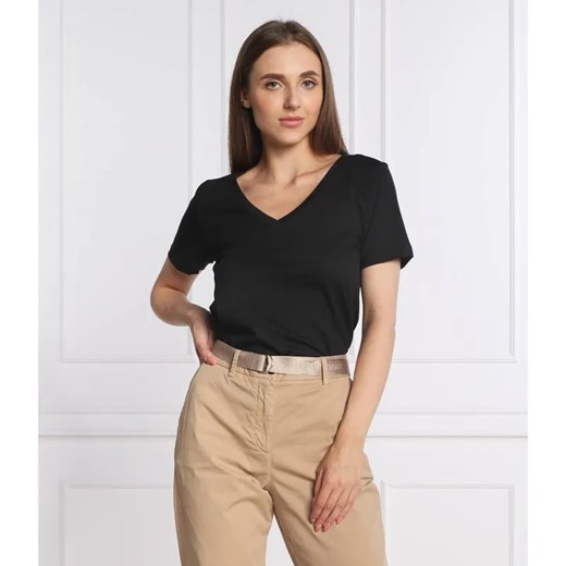 Calvin Klein T-shirt | Regular Fit ze sklepu Gomez Fashion Store w kategorii Bluzki damskie - zdjęcie 184330058