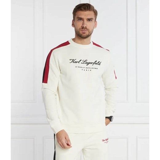 Karl Lagerfeld Bluza CREWNECK | Regular Fit ze sklepu Gomez Fashion Store w kategorii Bluzy męskie - zdjęcie 184330129