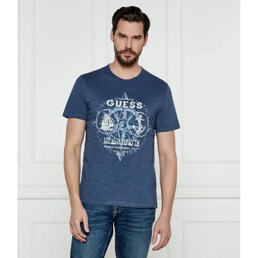 GUESS T-shirt | Regular Fit ze sklepu Gomez Fashion Store w kategorii T-shirty męskie - zdjęcie 184330147
