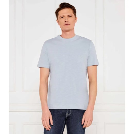 Calvin Klein T-shirt | Regular Fit | z dodatkiem lnu ze sklepu Gomez Fashion Store w kategorii T-shirty męskie - zdjęcie 184330316