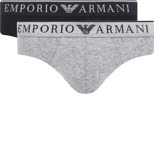 Emporio Armani Slipy 2-pack ze sklepu Gomez Fashion Store w kategorii Majtki męskie - zdjęcie 184330367