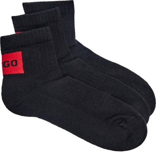 Hugo Bodywear Skarpety 3-pack 3P SH RIB LABEL CC ze sklepu Gomez Fashion Store w kategorii Skarpetki męskie - zdjęcie 184330406