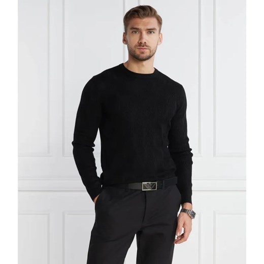 Emporio Armani Sweter | Regular Fit | z dodatkiem wełny ze sklepu Gomez Fashion Store w kategorii Swetry męskie - zdjęcie 184330437