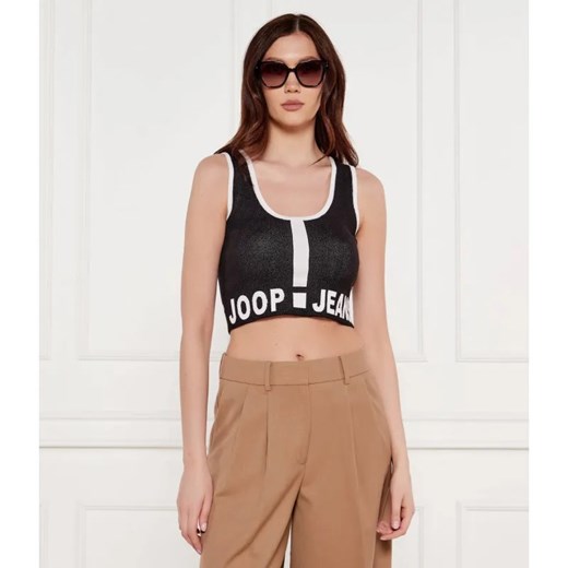 Joop! Jeans Top Kama | Cropped Fit ze sklepu Gomez Fashion Store w kategorii Bluzki damskie - zdjęcie 184330447