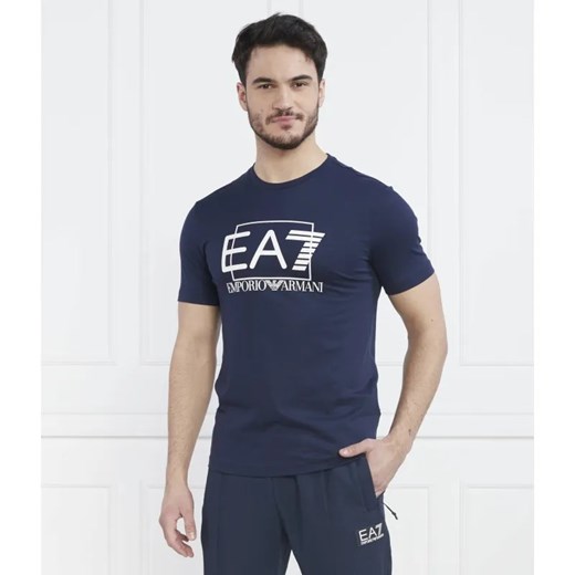 EA7 T-shirt | Regular Fit ze sklepu Gomez Fashion Store w kategorii T-shirty męskie - zdjęcie 184330458