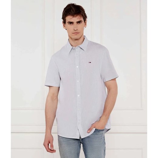 Tommy Jeans Koszula | Regular Fit | z dodatkiem lnu ze sklepu Gomez Fashion Store w kategorii Koszule męskie - zdjęcie 184330647