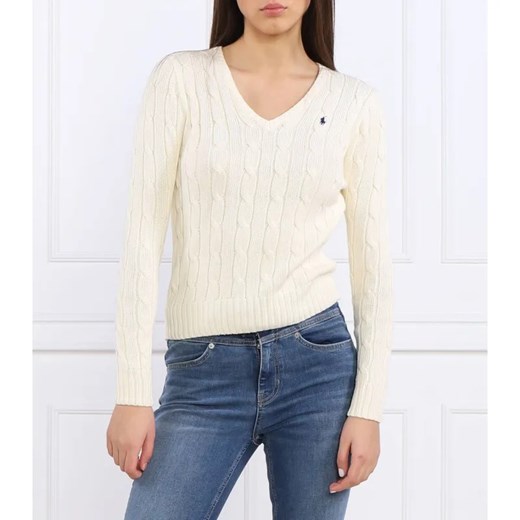 POLO RALPH LAUREN Sweter | Slim Fit ze sklepu Gomez Fashion Store w kategorii Swetry damskie - zdjęcie 184330716