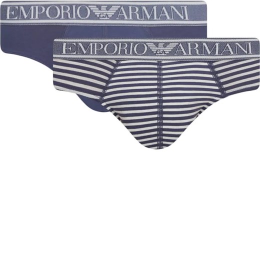 Emporio Armani Slipy 2-pack ze sklepu Gomez Fashion Store w kategorii Majtki męskie - zdjęcie 184330729