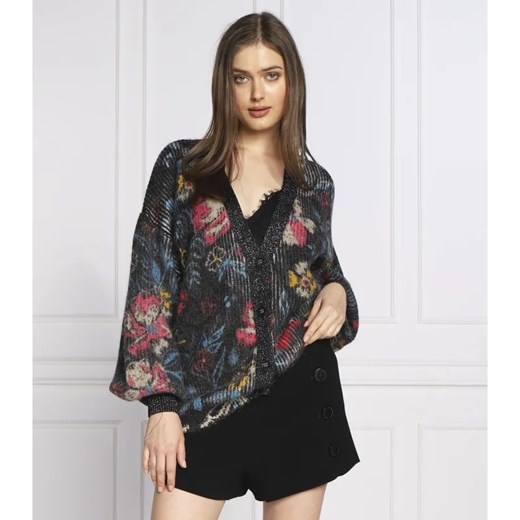 Liu Jo Wełniany kardigan | Relaxed fit ze sklepu Gomez Fashion Store w kategorii Swetry damskie - zdjęcie 184330737
