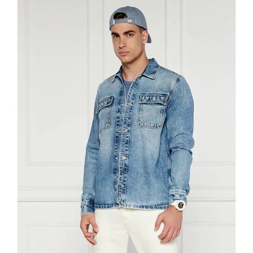 Pepe Jeans London Jeansowa koszula | Regular Fit ze sklepu Gomez Fashion Store w kategorii Koszule męskie - zdjęcie 184330789
