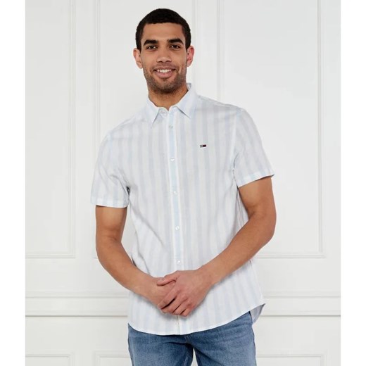 Tommy Jeans Koszula | Regular Fit | z dodatkiem lnu ze sklepu Gomez Fashion Store w kategorii Koszule męskie - zdjęcie 184330916