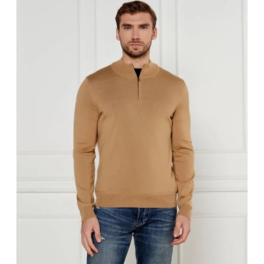 BOSS BLACK Wełniany golf Ebenji | Regular Fit ze sklepu Gomez Fashion Store w kategorii Swetry męskie - zdjęcie 184330986