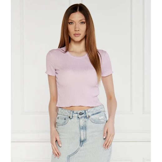 GUESS T-shirt | Slim Fit | stretch ze sklepu Gomez Fashion Store w kategorii Bluzki damskie - zdjęcie 184331018