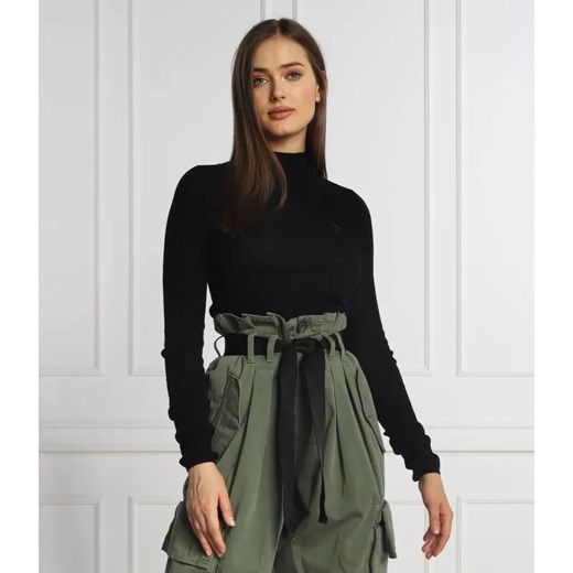 Pinko Wełniany sweter NEGRONI LUPETTO | Slim Fit | z dodatkiem kaszmiru Pinko XS okazja Gomez Fashion Store