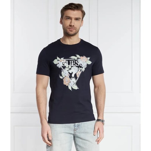 GUESS T-shirt | Slim Fit ze sklepu Gomez Fashion Store w kategorii T-shirty męskie - zdjęcie 184331045