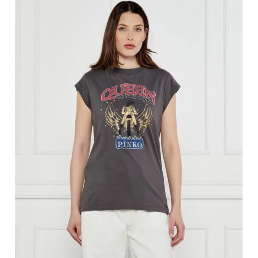 Pinko T-shirt MARRAKECH | Regular Fit ze sklepu Gomez Fashion Store w kategorii Bluzki damskie - zdjęcie 184331096