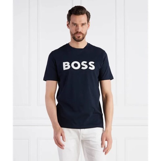 BOSS ORANGE T-shirt Thinking 1 | Regular Fit ze sklepu Gomez Fashion Store w kategorii T-shirty męskie - zdjęcie 184331116