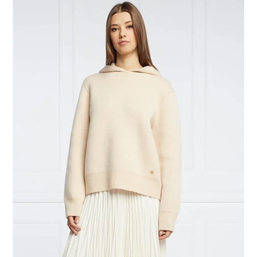 TORY BURCH Wełniana bluza | Regular Fit | z dodatkiem kaszmiru Tory Burch L promocja Gomez Fashion Store
