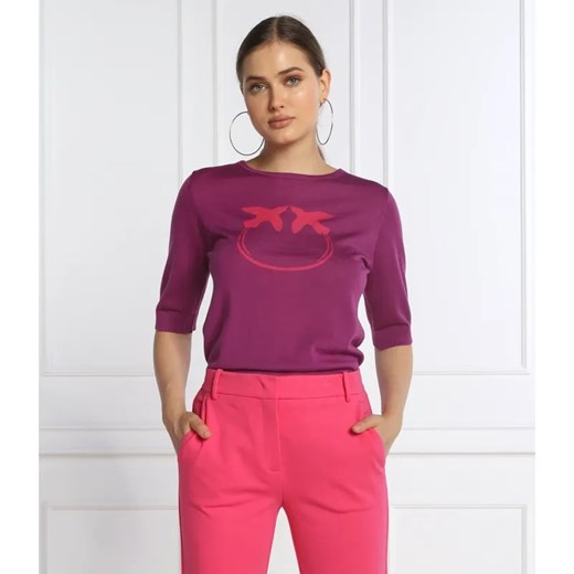 Pinko Wełniany sweter ULTRAFINE | Regular Fit ze sklepu Gomez Fashion Store w kategorii Swetry damskie - zdjęcie 184331205