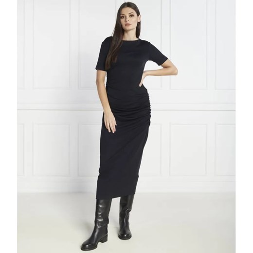 Tommy Hilfiger Sukienka SLASH NK ROUCHED ze sklepu Gomez Fashion Store w kategorii Sukienki - zdjęcie 184331247
