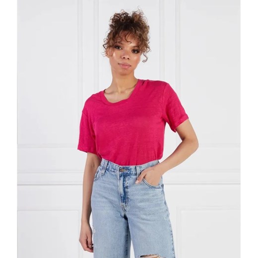 Samsøe Samsøe Lniany t-shirt L wyprzedaż Gomez Fashion Store