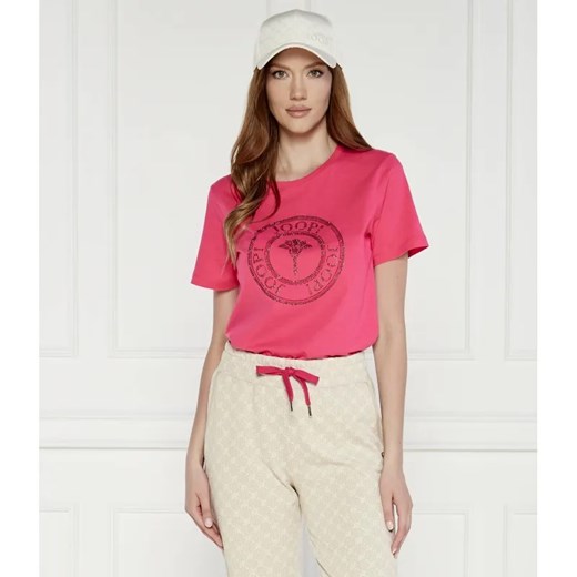 Joop! T-shirt | Regular Fit ze sklepu Gomez Fashion Store w kategorii Bluzki damskie - zdjęcie 184331417