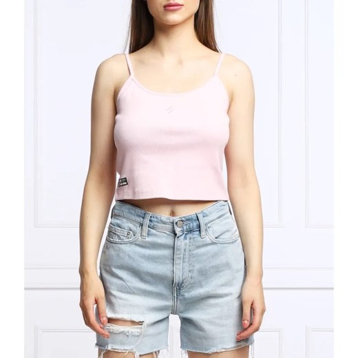 Superdry Top ESSENTIAL | Cropped Fit Superdry XXS promocyjna cena Gomez Fashion Store