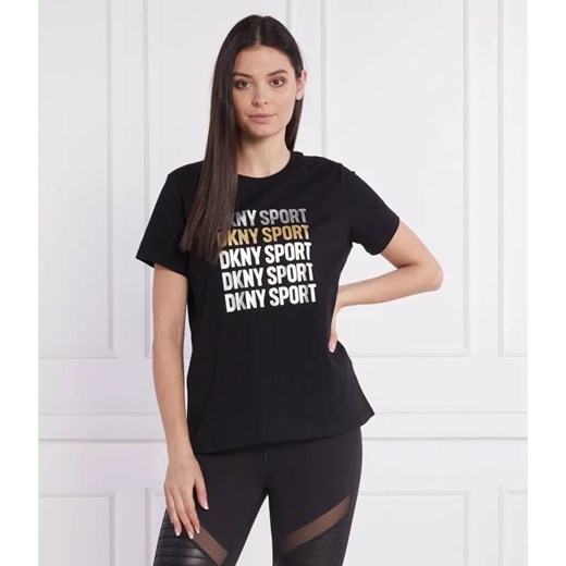 DKNY Sport T-shirt | Regular Fit ze sklepu Gomez Fashion Store w kategorii Bluzki damskie - zdjęcie 184331467