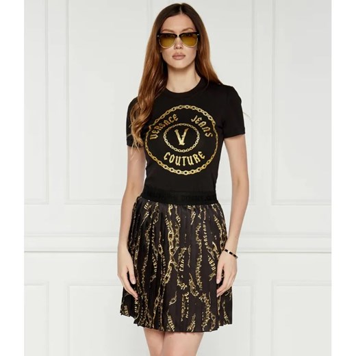 Versace Jeans Couture T-shirt | Slim Fit ze sklepu Gomez Fashion Store w kategorii Bluzki damskie - zdjęcie 184331496