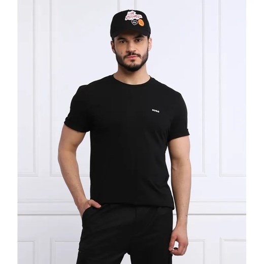 HUGO T-shirt Dero222 | Regular Fit ze sklepu Gomez Fashion Store w kategorii T-shirty męskie - zdjęcie 184331585