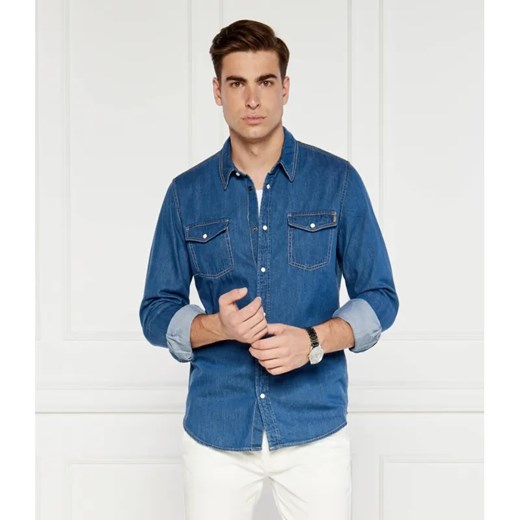 Pepe Jeans London Jeansowa koszula | Regular Fit ze sklepu Gomez Fashion Store w kategorii Koszule męskie - zdjęcie 184331599