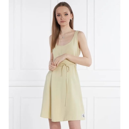 Calvin Klein Jeans Sukienka z paskiem ze sklepu Gomez Fashion Store w kategorii Sukienki - zdjęcie 184331618