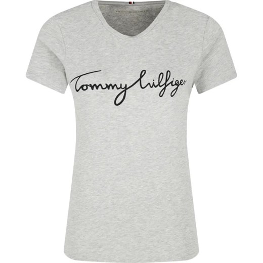 Tommy Hilfiger T-shirt | Regular Fit ze sklepu Gomez Fashion Store w kategorii Bluzki damskie - zdjęcie 184331645