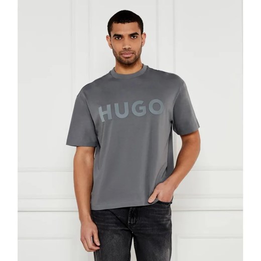 HUGO T-shirt Dinkee | Oversize fit ze sklepu Gomez Fashion Store w kategorii T-shirty męskie - zdjęcie 184331709