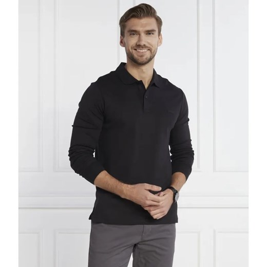 Calvin Klein Polo SMOOTH LS | Slim Fit ze sklepu Gomez Fashion Store w kategorii T-shirty męskie - zdjęcie 184331777
