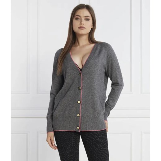 Pinko Wełniany kardigan | Regular Fit | z dodatkiem kaszmiru ze sklepu Gomez Fashion Store w kategorii Swetry damskie - zdjęcie 184331845