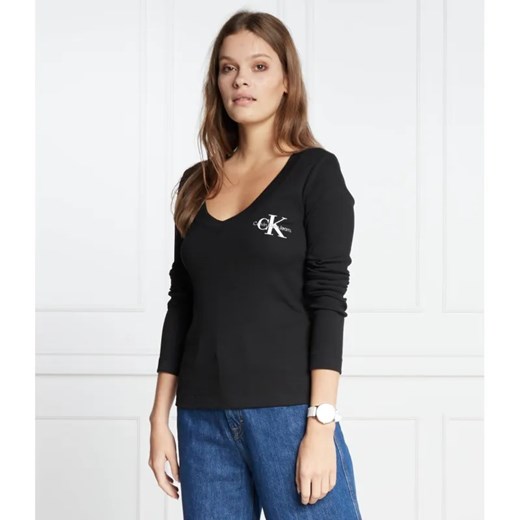 Calvin Klein Jeans Bluzka | Regular Fit ze sklepu Gomez Fashion Store w kategorii Bluzki damskie - zdjęcie 184331847