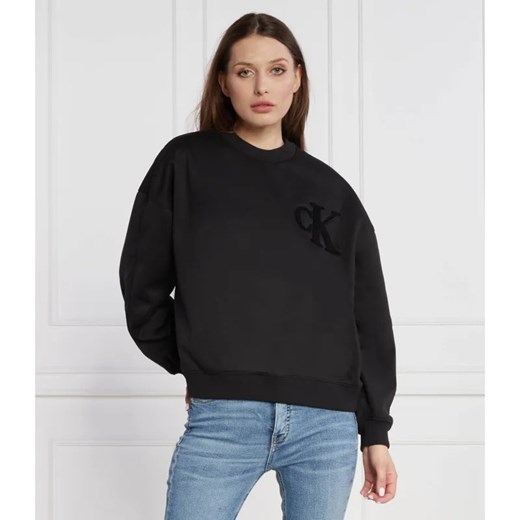 Calvin Klein Jeans Bluza CHENILLE CK CREWNECK | Regular Fit ze sklepu Gomez Fashion Store w kategorii Bluzy damskie - zdjęcie 184331887