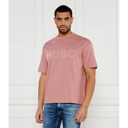 HUGO T-shirt Dinkee | Oversize fit ze sklepu Gomez Fashion Store w kategorii T-shirty męskie - zdjęcie 184331896