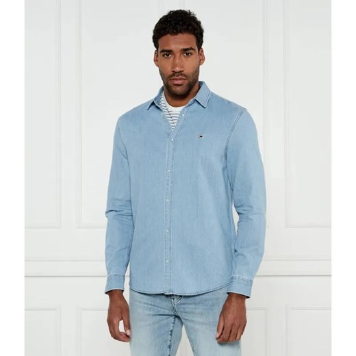 Tommy Jeans Jeansowa koszula | Regular Fit ze sklepu Gomez Fashion Store w kategorii Koszule męskie - zdjęcie 184331928