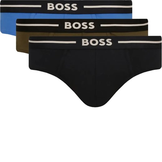 BOSS BLACK Slipy 3-pack HipBr 3P Bold ze sklepu Gomez Fashion Store w kategorii Majtki męskie - zdjęcie 184331955