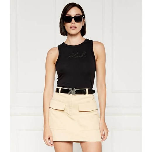 Karl Lagerfeld Top | Regular Fit Karl Lagerfeld XS wyprzedaż Gomez Fashion Store