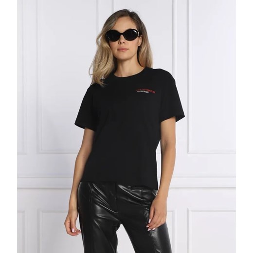 The Kooples T-shirt | Regular Fit ze sklepu Gomez Fashion Store w kategorii Bluzki damskie - zdjęcie 184331985