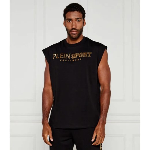 Plein Sport Tank top | Regular Fit ze sklepu Gomez Fashion Store w kategorii T-shirty męskie - zdjęcie 184332028