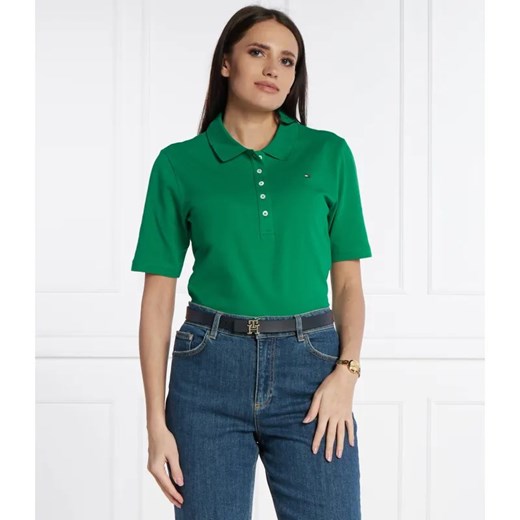 Tommy Hilfiger Polo PIQUE | Regular Fit ze sklepu Gomez Fashion Store w kategorii Bluzki damskie - zdjęcie 184332045