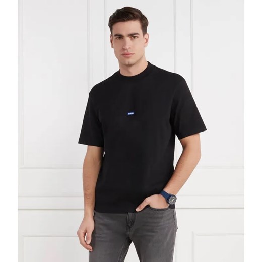 Hugo Blue T-shirt Nieros | Regular Fit ze sklepu Gomez Fashion Store w kategorii T-shirty męskie - zdjęcie 184332087