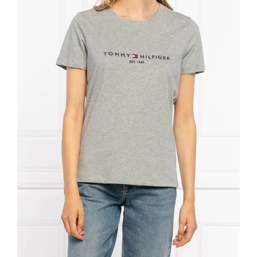 Tommy Hilfiger T-shirt | Regular Fit ze sklepu Gomez Fashion Store w kategorii Bluzki damskie - zdjęcie 184332139