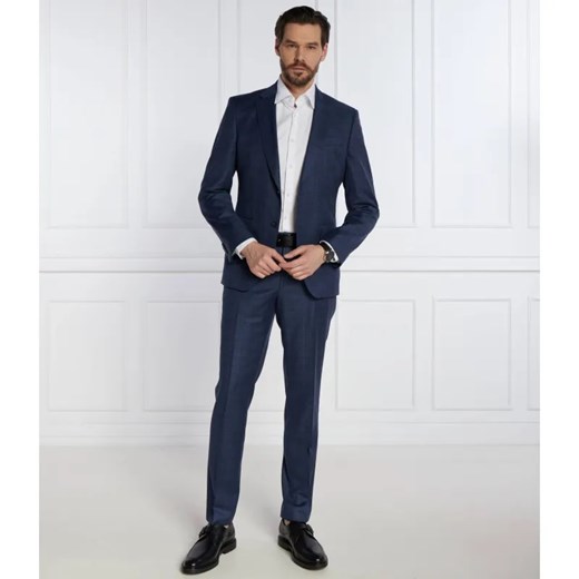 BOSS BLACK Wełniany garnitur H-Huge-2Pcs-224 | Slim Fit ze sklepu Gomez Fashion Store w kategorii Garnitury męskie - zdjęcie 184332166