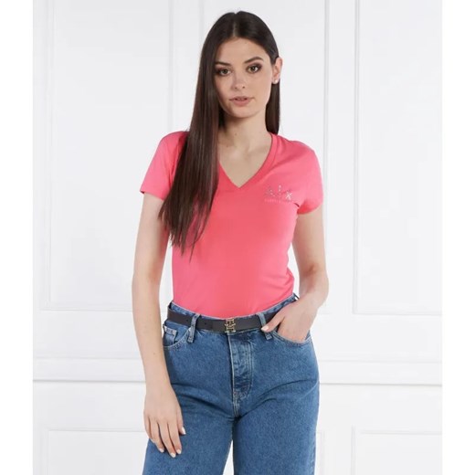 Armani Exchange T-shirt | Regular Fit ze sklepu Gomez Fashion Store w kategorii Bluzki damskie - zdjęcie 184332215