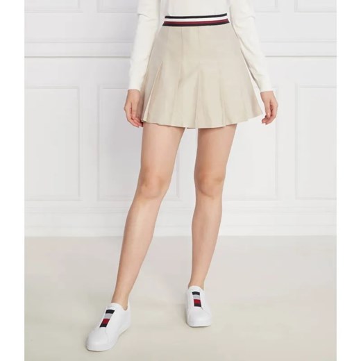 Tommy Hilfiger Spódnica GLOBAL STP PLEATED ze sklepu Gomez Fashion Store w kategorii Spódnice - zdjęcie 184332239